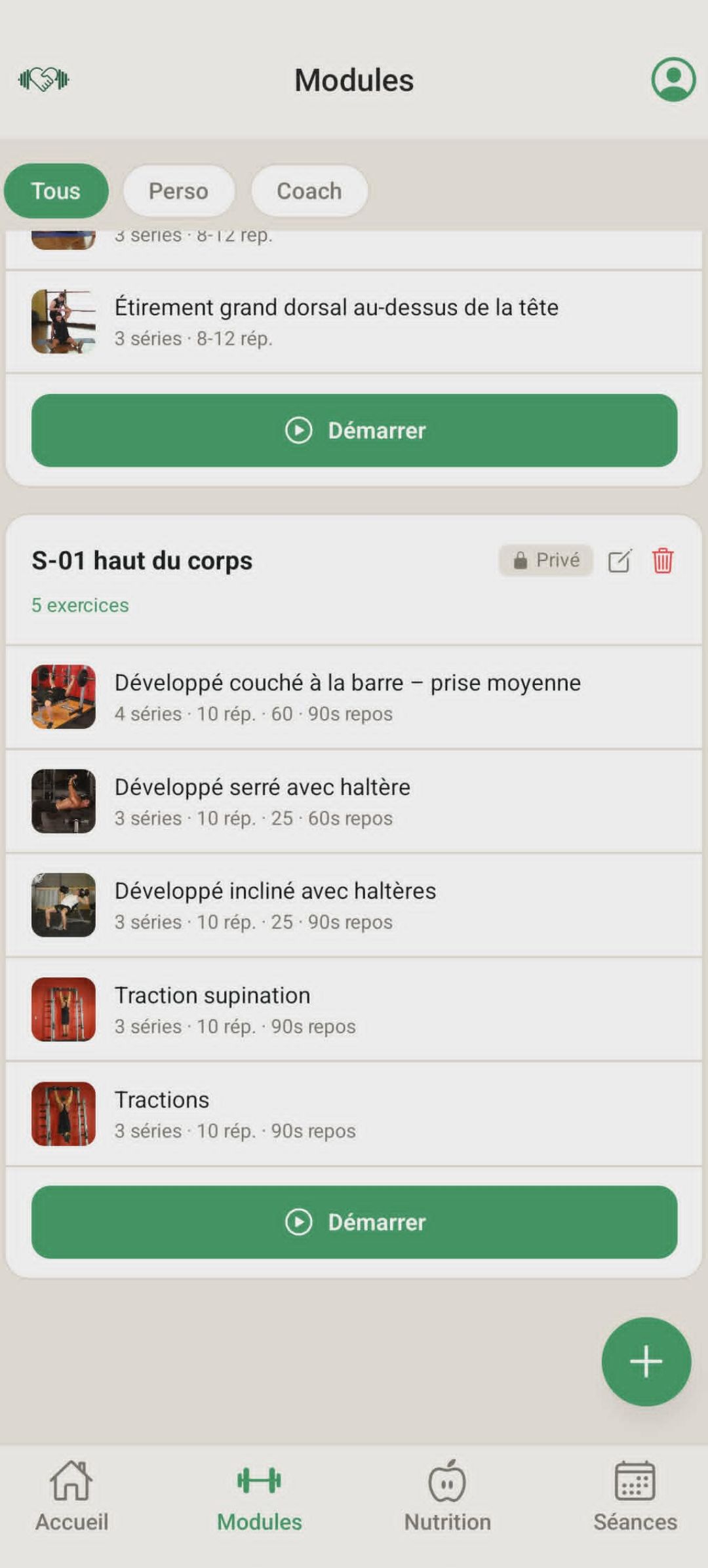 Des programmes structurés, toujours accessibles